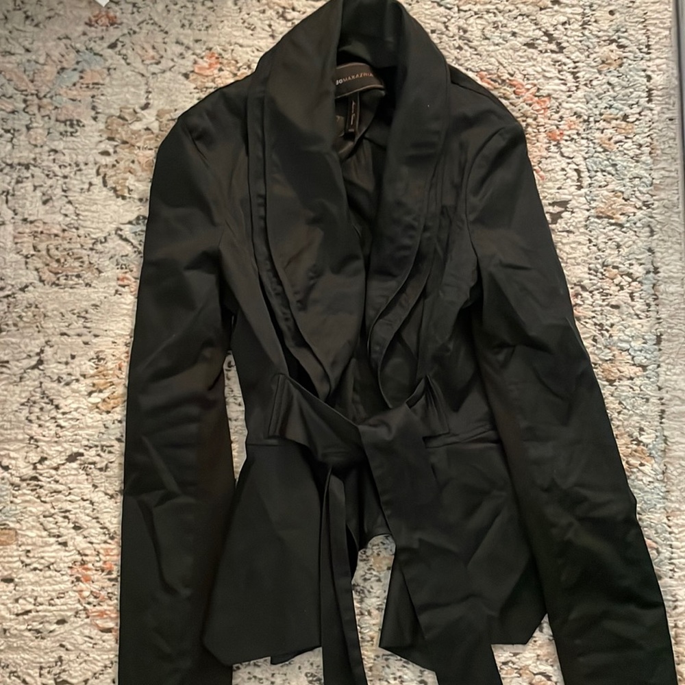 Never Worn BCBG Maxazaria Black Blazer with Waist Tie